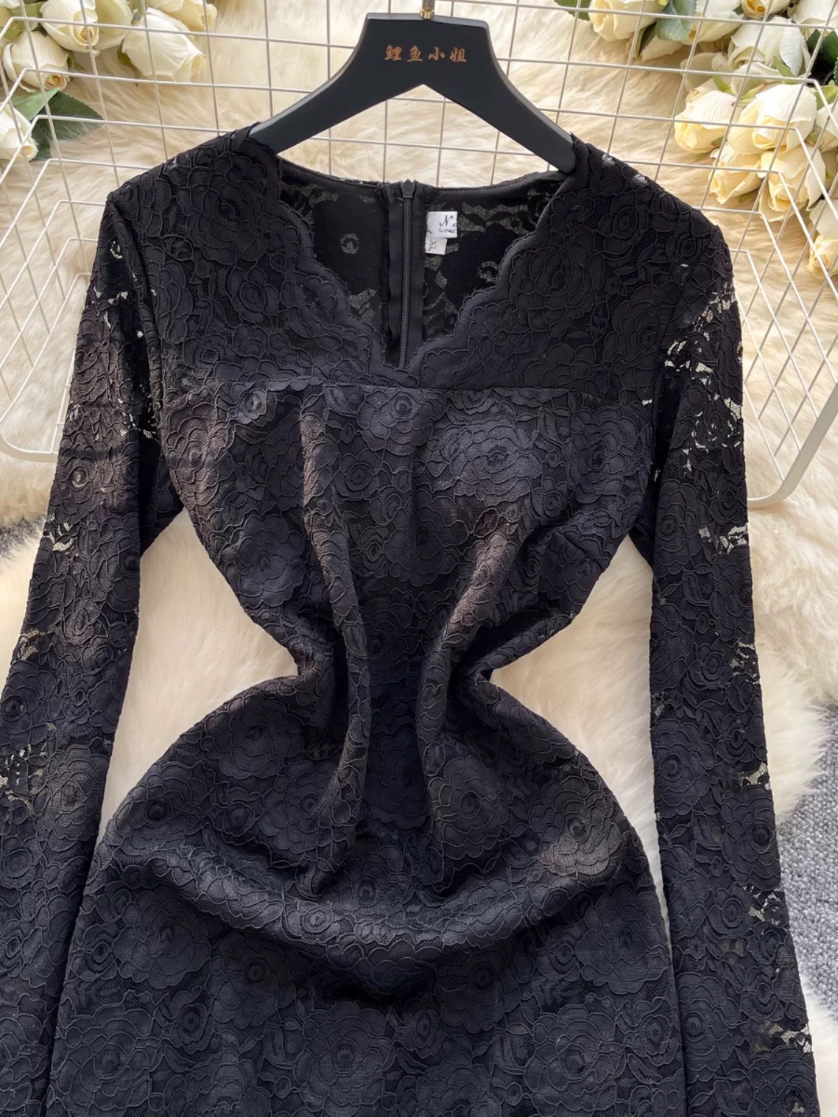 She stands out lace dress FBC428 images